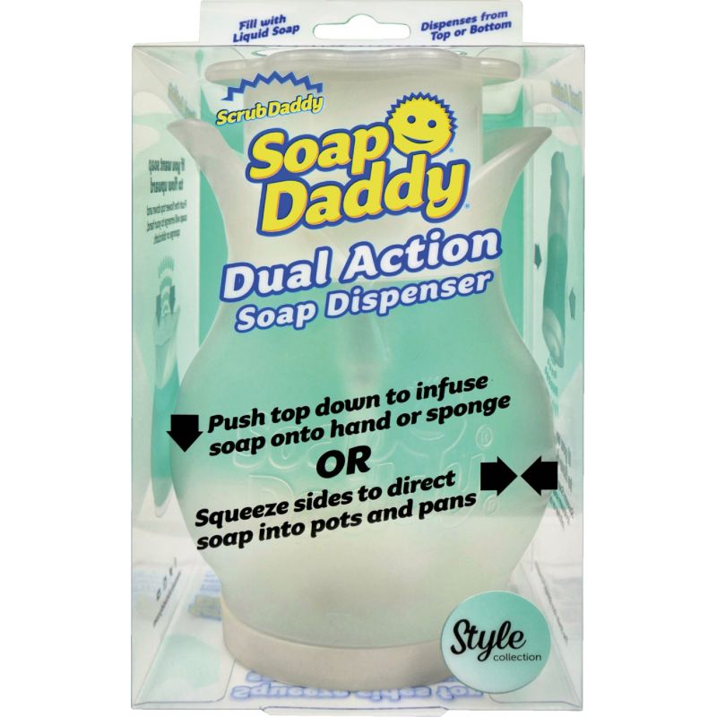 Scrub Daddy Soap Daddy Soap Dispenser 3.5 In. W. X 7 In. H., 12 Oz., White