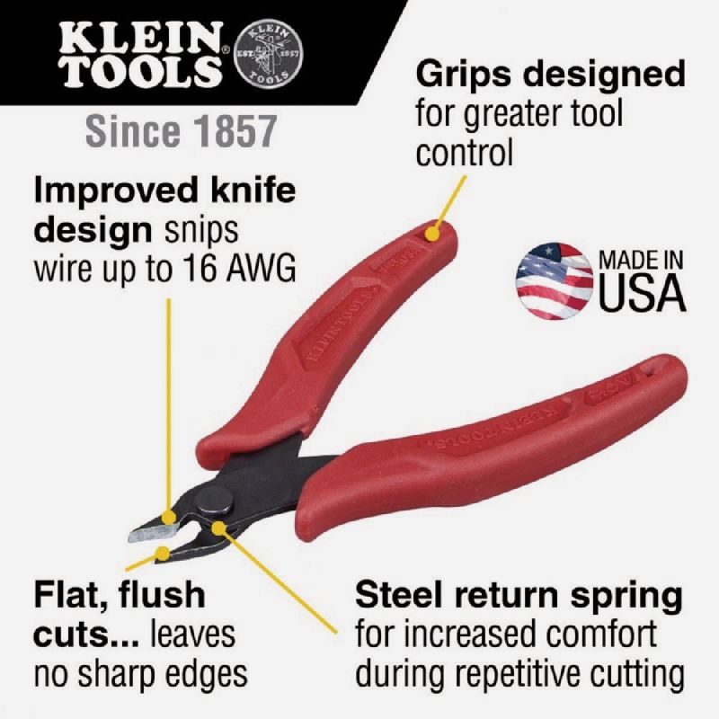 Klein Flush Cutter Diagonal Cutting Pliers