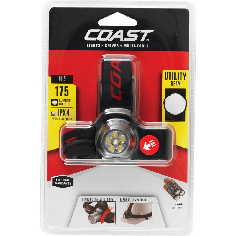 Coast HL5 6-Chip LED Headlamp