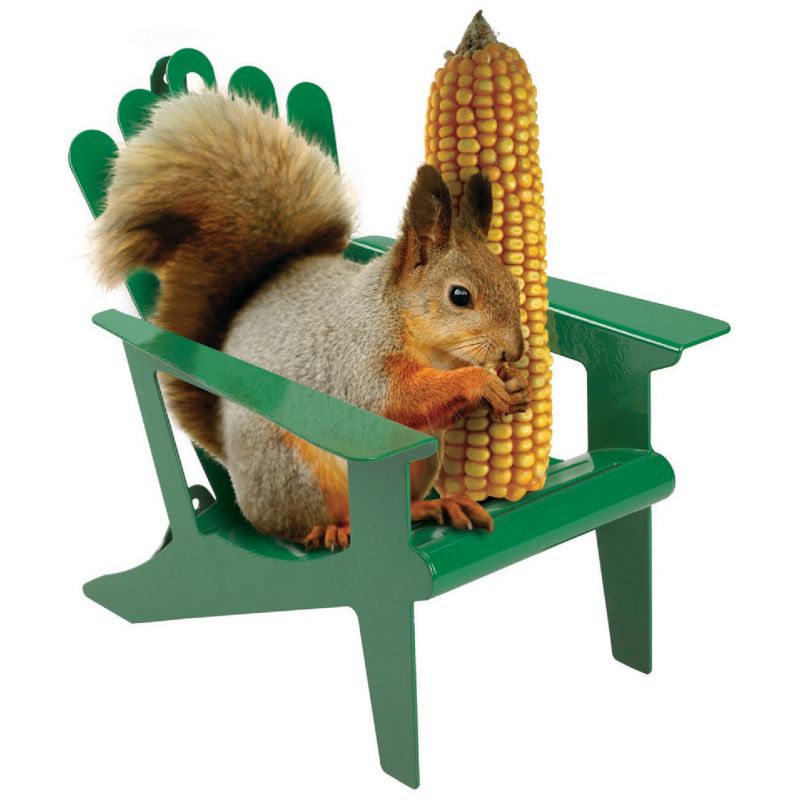 Stokes Select Adirondack Squirrel Feeder Green