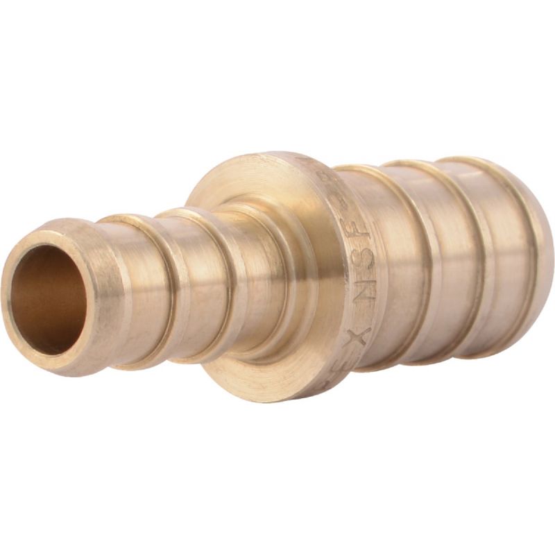 SharkBite Brass Barb Coupling 3/8 In. Barb X 1/2 In. Barb