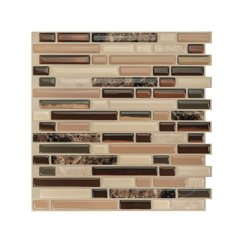 Buy Smart Tiles Original Peel & Stick Backsplash Approx. 10 In. X 10 In.,  Crescendo Terra