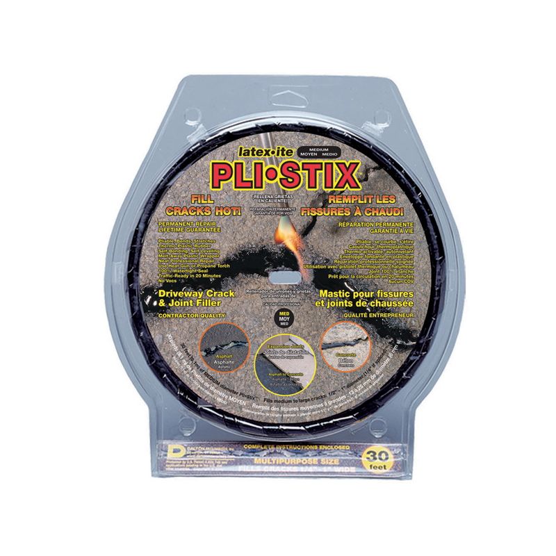 Latex-ite PLI-STIX 35099 Crack Filler, Black, 2 lb Black