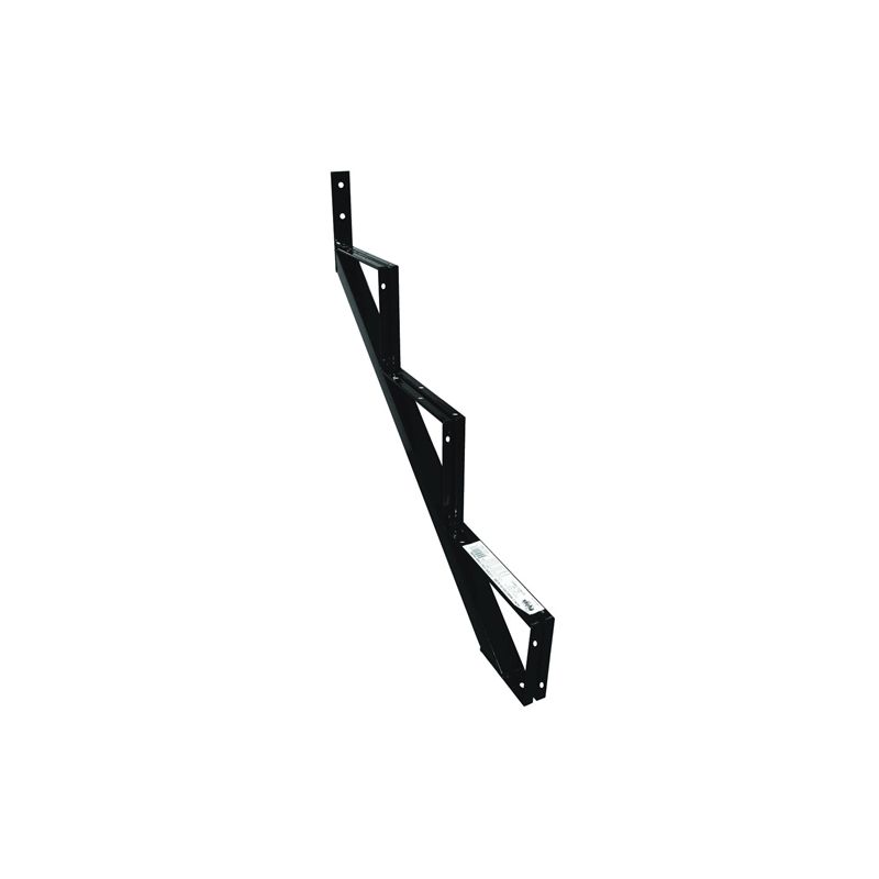 Pylex 13903 Stair Riser, 40 mm L, 40 mm W, Steel, Black, Baked Powder-Coated Black