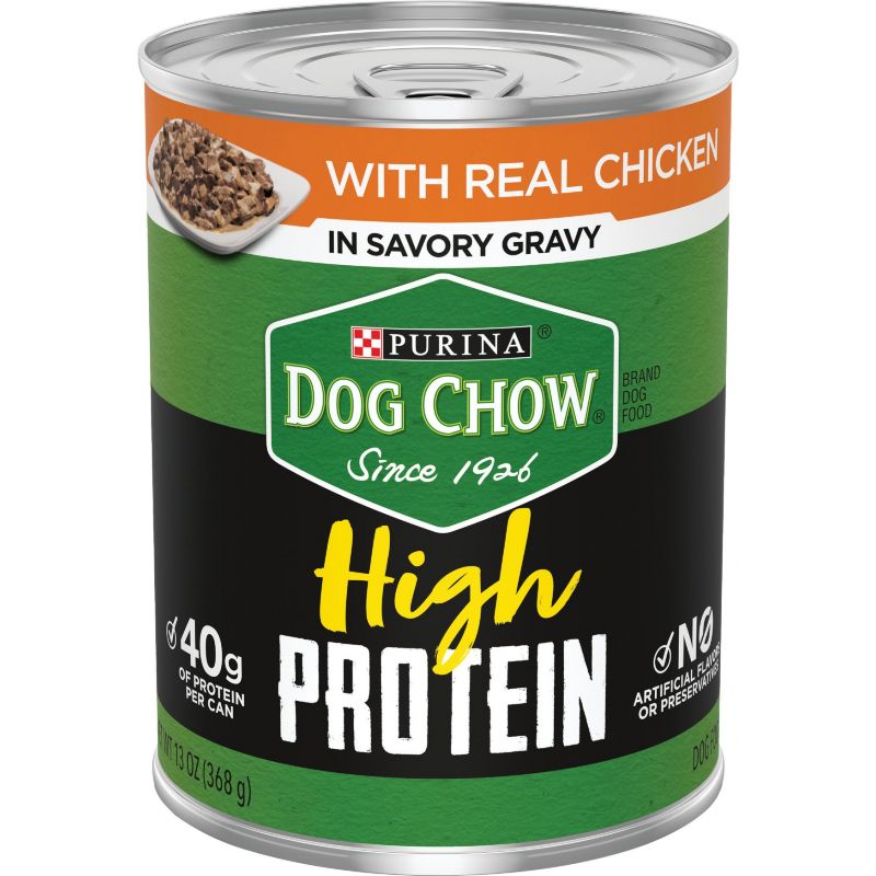 Purina Dog Chow High Protein Wet Dog Food 13 Oz.