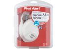 First Alert Long Life Battery Smoke Alarm White