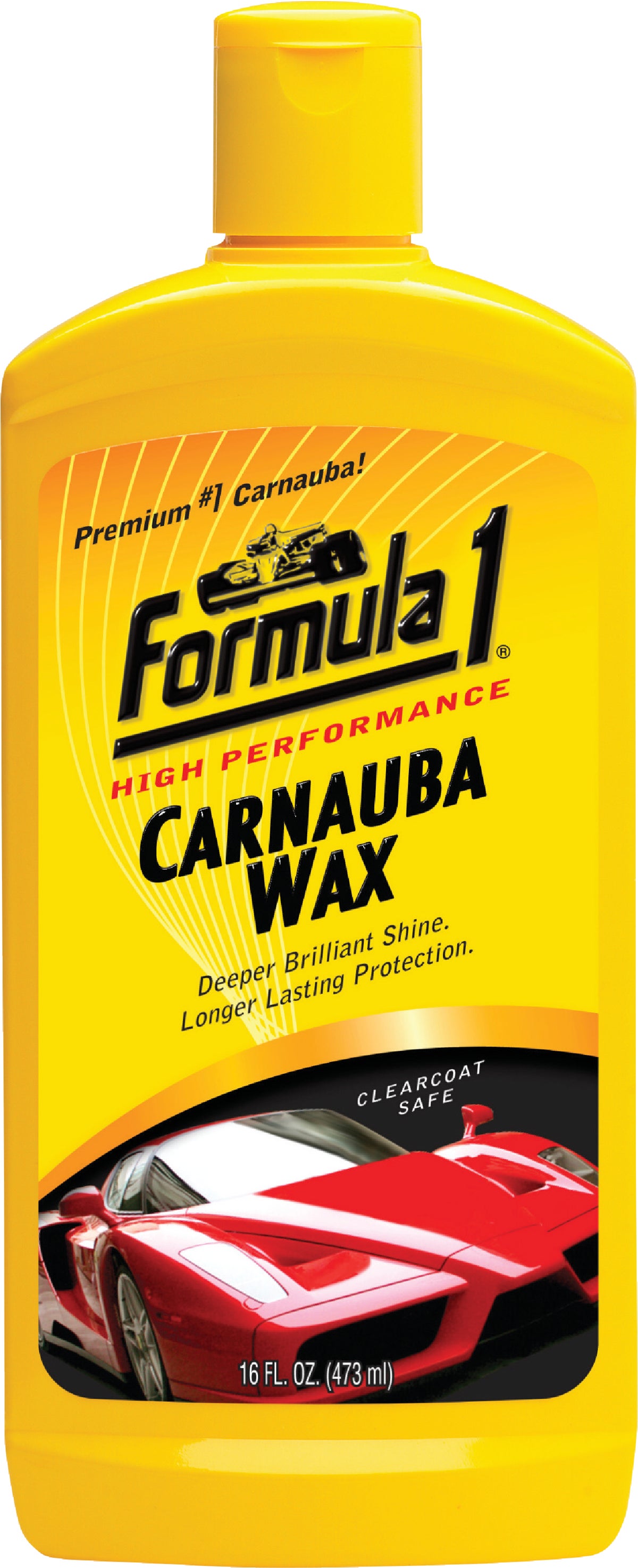 Formula 1 613762 Carnauba Paste Car Wax High-Gloss Shine - 12 oz