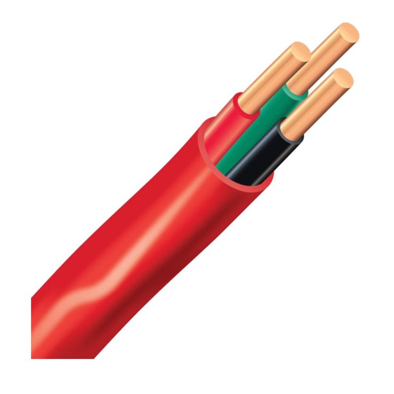 Southwire 55762275 Fire Alarm Signaling Cable, 18 AWG Wire, 3 -Conductor, 246 ft L, Copper Conductor, PVC Sheath