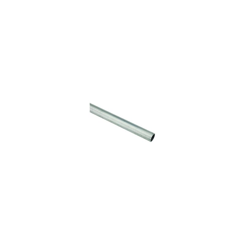 Stanley Hardware 4206BC Series N247-551 Metal Tube, Round, 48 in L, 7/8 in Dia, 1/16 in Wall, Aluminum, Mill
