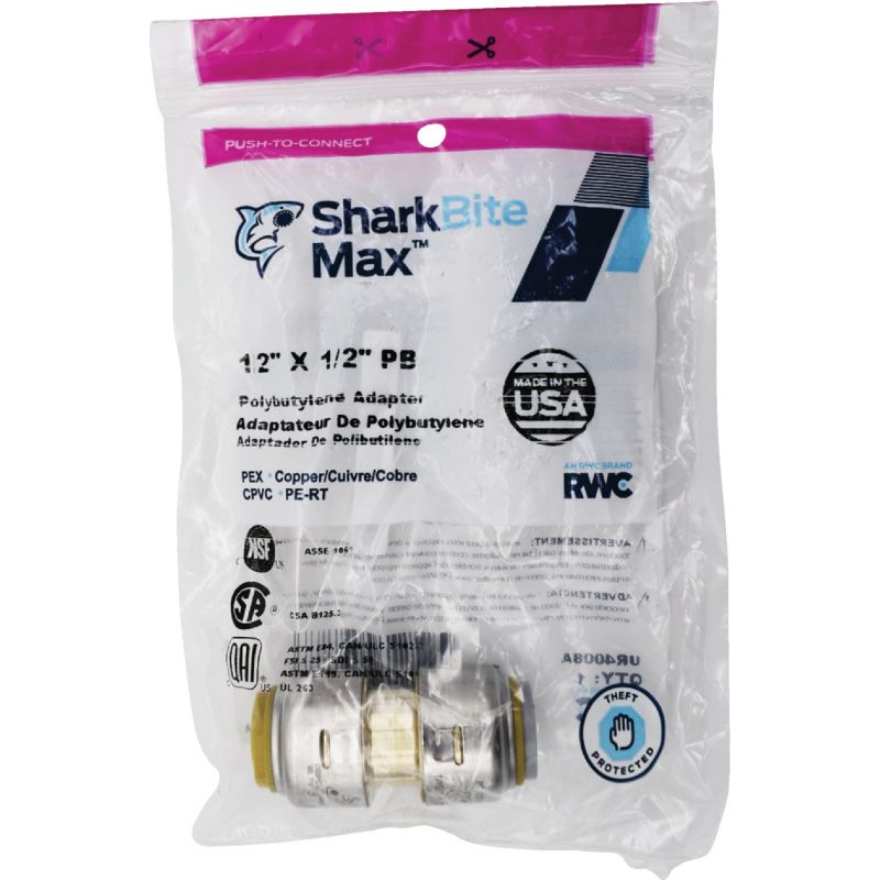 SharkBite Push-to-Connect Polybutylene Conversion Coupling