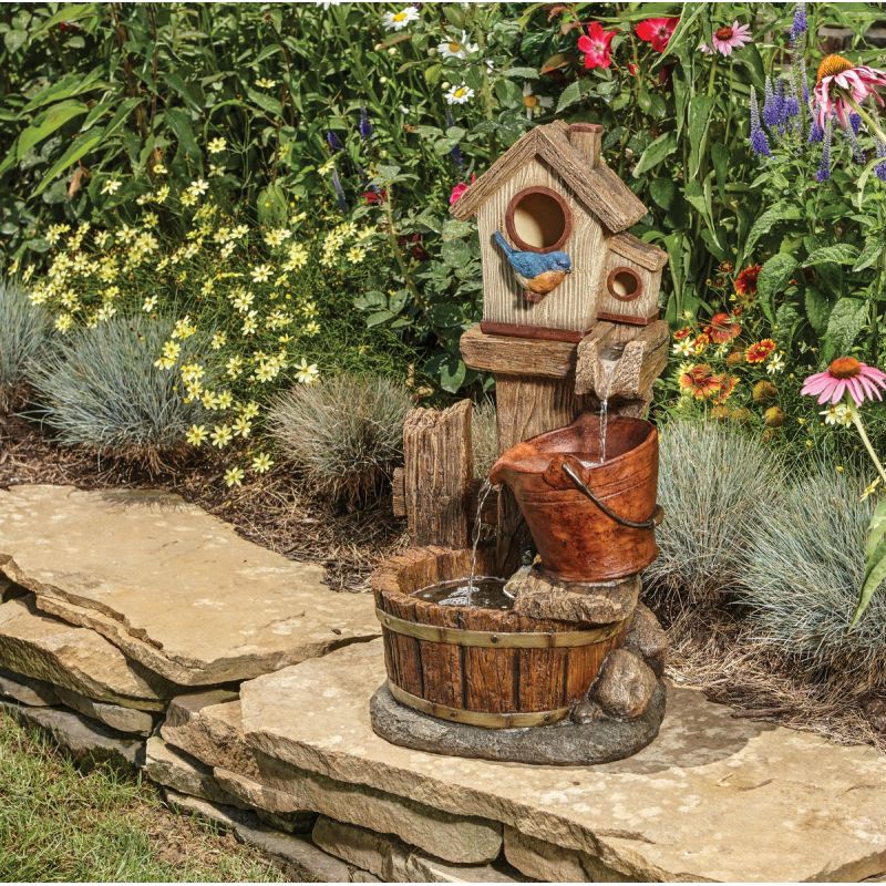Best Garden Birdhouse Fountain