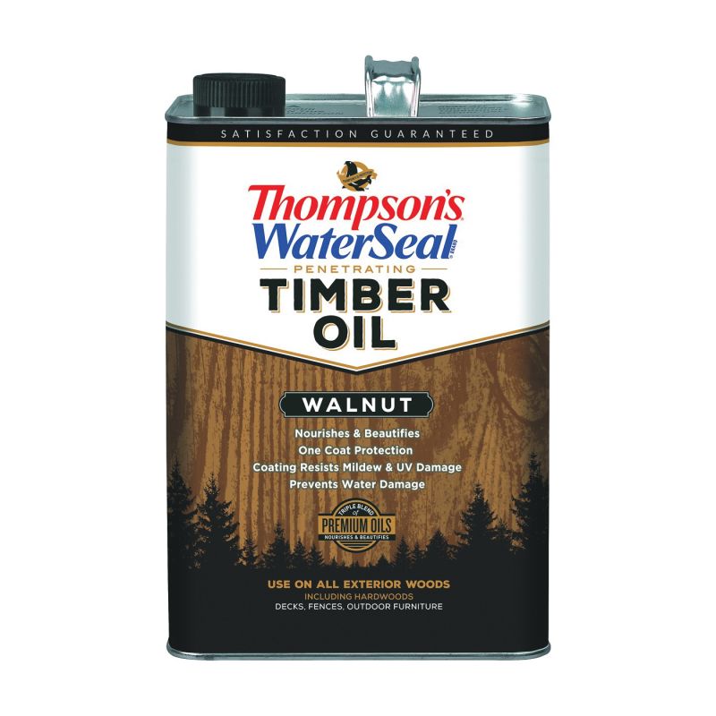 Thompson&#039;s WaterSeal TH.049841-16 Timber Oil, Walnut, 1 gal Walnut