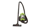 Bissell Zing 2156A Bagless Canister Vacuum, 2 L Vacuum, 3-Stage Filter, 16 ft L Cord, Black/Citrus Lime