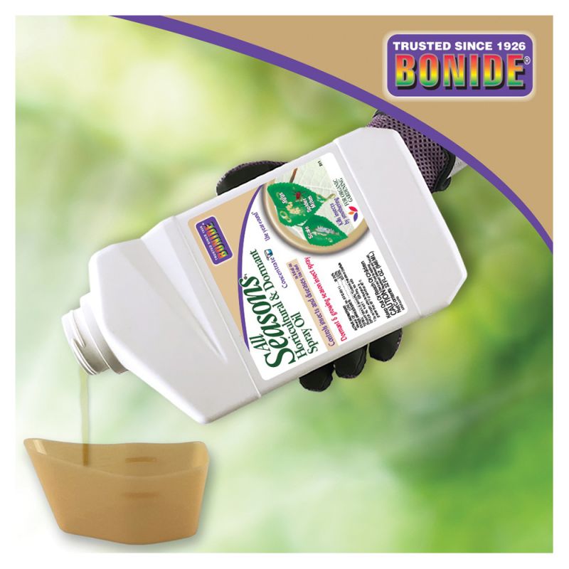 Bonide All Seasons 211 Horticultural and Dormant Spray Oil, Liquid, Spray Application, 1 qt Bottle