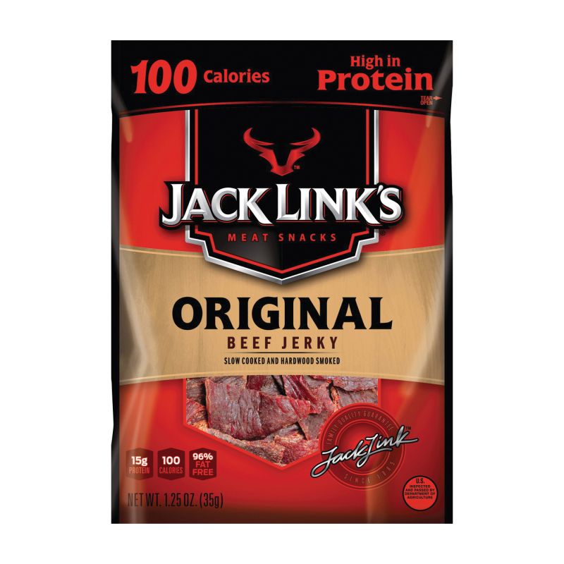 Jack Link&#039;s 10000008418 Snack, Jerky, Original, 1.25 oz