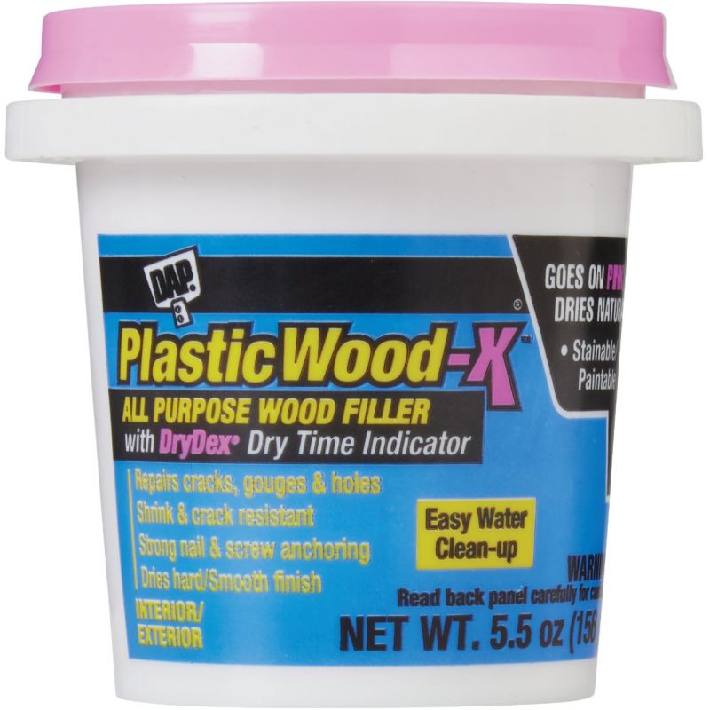 Dap Plastic Wood-X All Purpose Wood Filler Natural, 5.5 Oz.