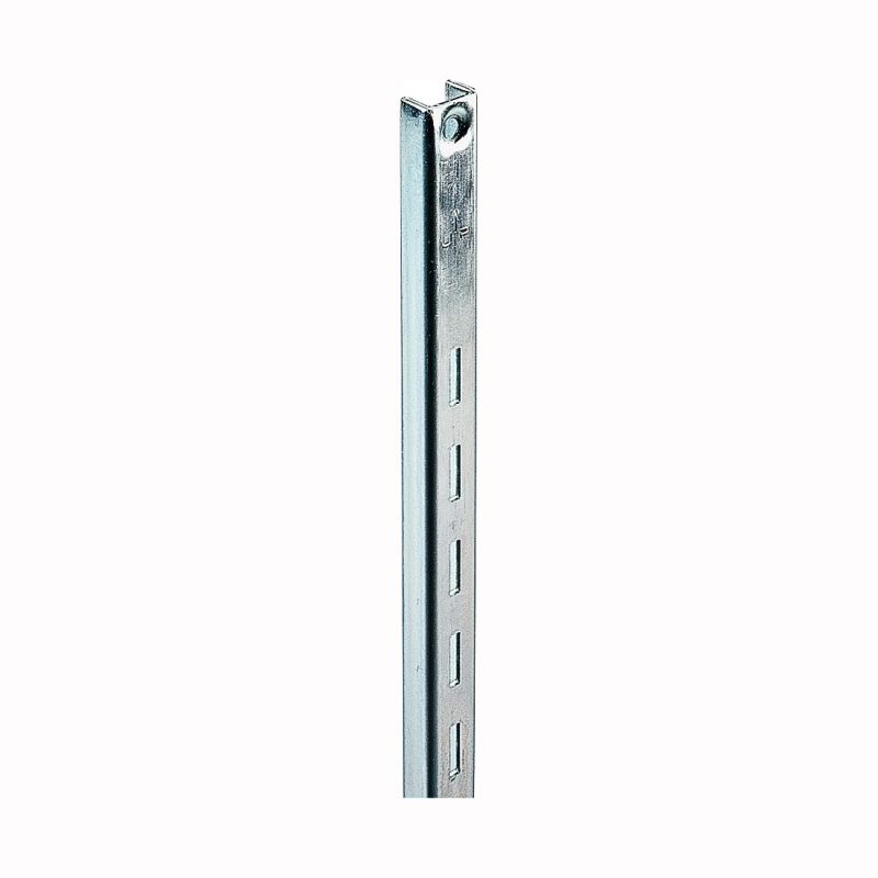 Knape &amp; Vogt 80 80 ANO 24 Shelf Standard, 320 lb, 16 ga Thick Material, 5/8 in W, 24 in H, Steel, Anochrome