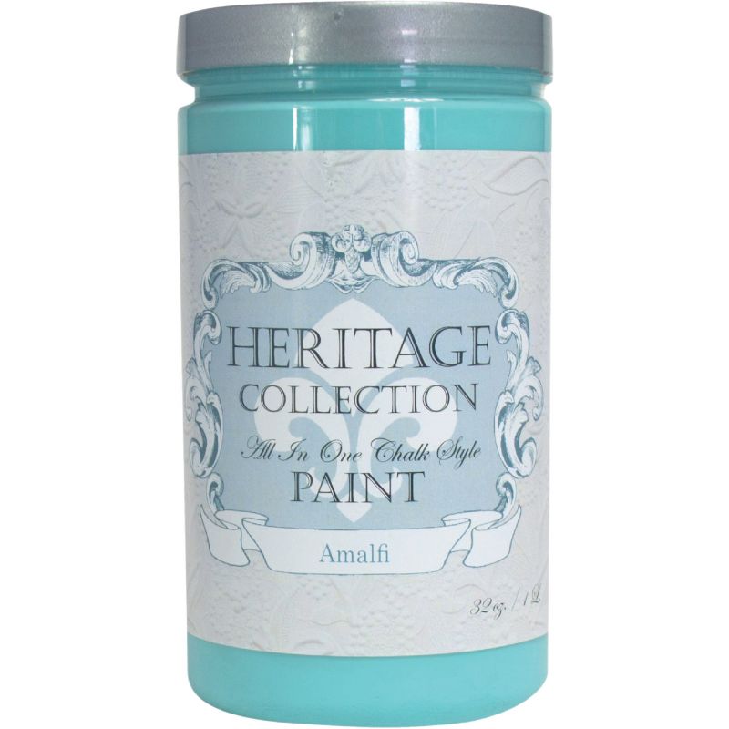 All-In-One Chalk Style Paint Almalfi - Teal Quart