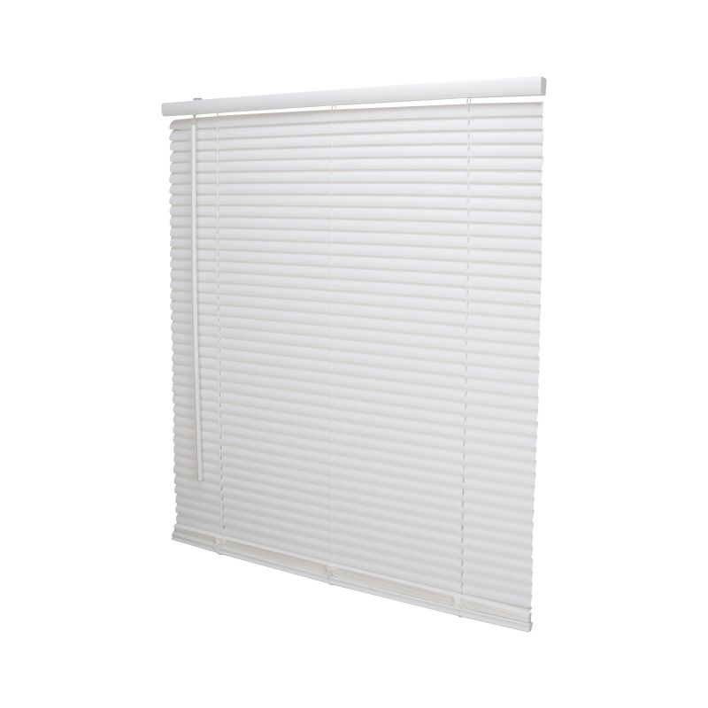 Simple Spaces PVCMB-5A Blind, 64 in L, 30 in W, Vinyl, White White