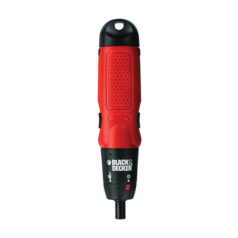 Black+Decker AS6NG Screwdriver, Battery Included, 6 V, 1/4 in Chuck, Keyless Chuck