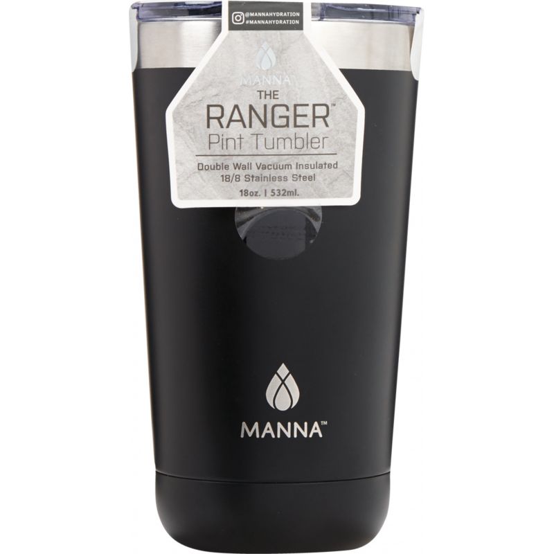 Manna Ranger Insulated Tumbler 18 Oz., Onyx