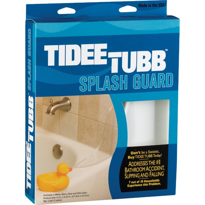 Tidee Tubb Tub &amp; Shower Splash Guard White
