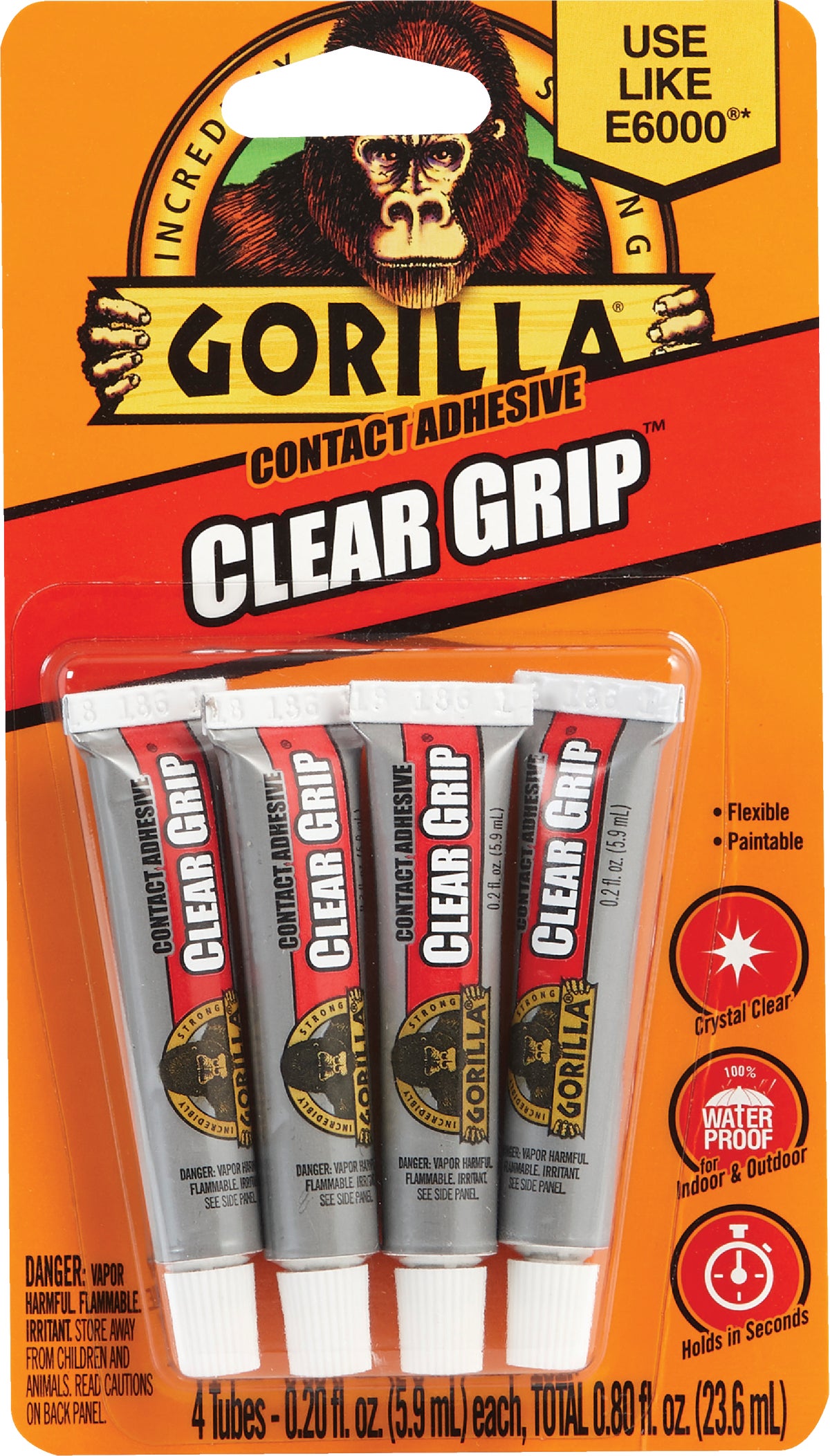 Gorilla Clear Grip High Strength 3 oz.