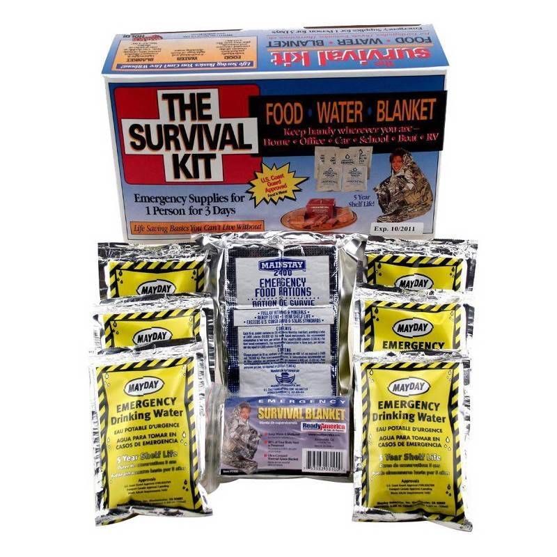 Ready America 3000 Survival Kit, Plastic