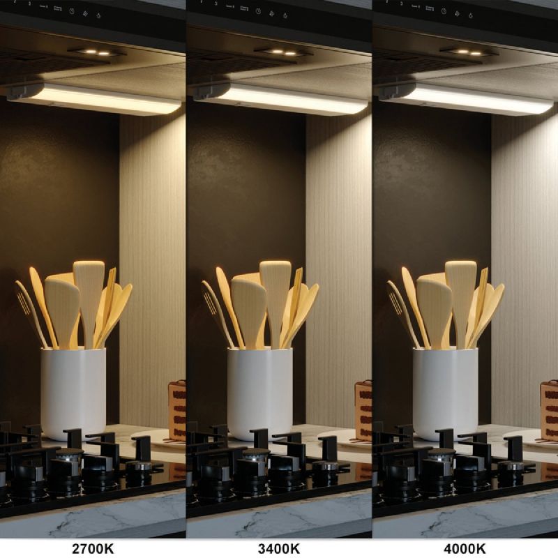 Good Earth Lighting Direct Wire LED Color Temperature Changing Under Cabinet Light White