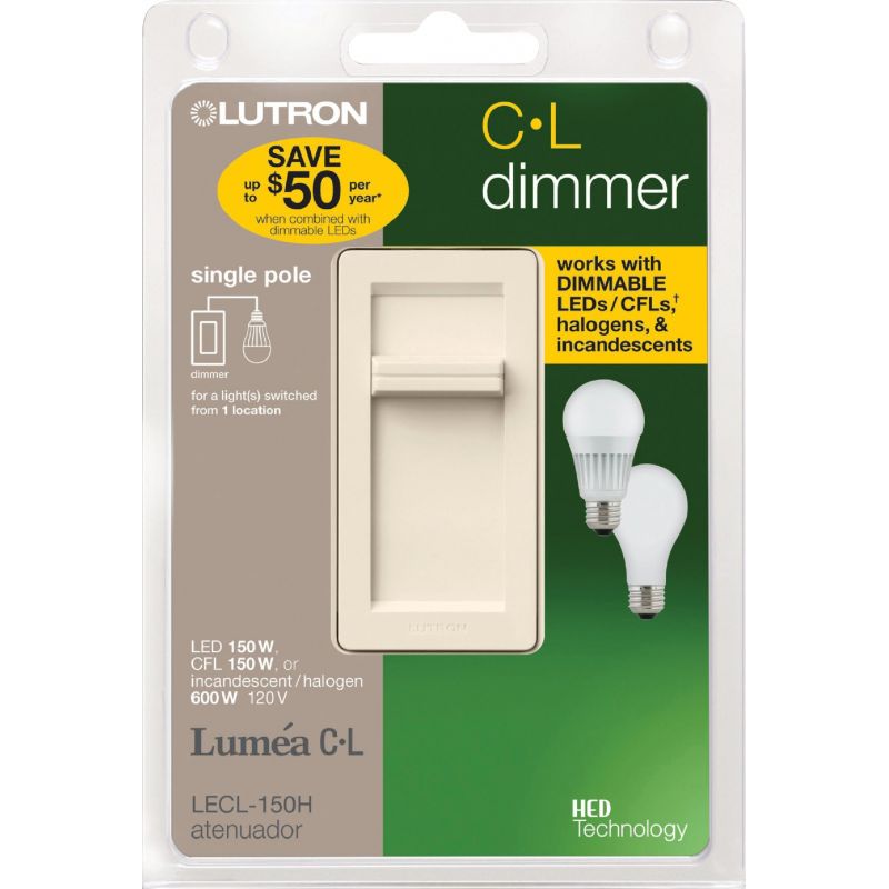 Lutron Lumea CL Wireless Dimmer Light Almond