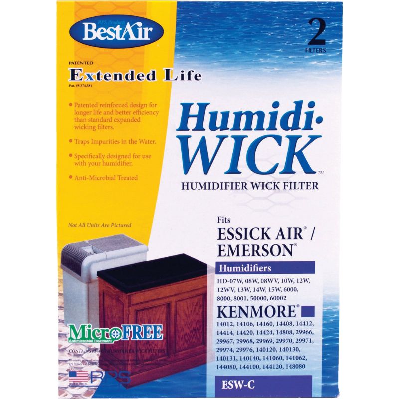 BestAir Extended Life Humidi-Wick ESW Humidifier Wick Filter