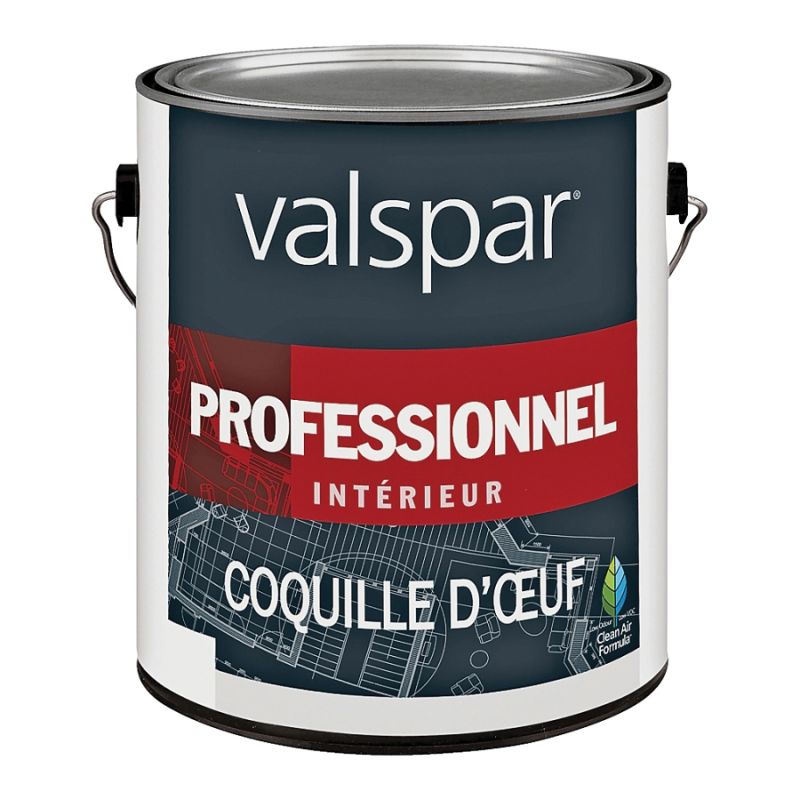 Valspar 11800 Series 11814-1GAL Interior Paint, Eggshell Sheen, Neutral, 1 gal, Can, 350 to 450 sq-ft Coverage Area Neutral