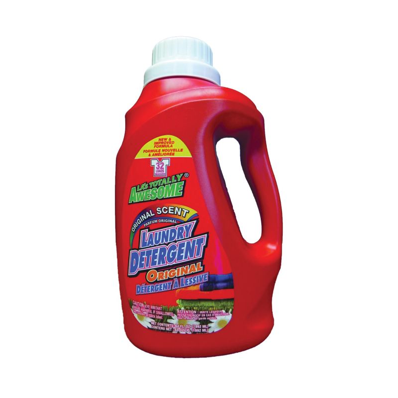 LA&#039;s TOTALLY AWESOME 233 Laundry Detergent, 64 oz, Liquid, Original (Pack of 8)