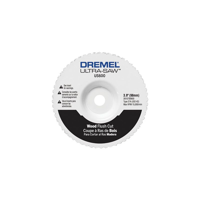 Dremel US600-01 Flush-Cut Wheel, Carbide Cutting Edge Red