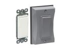 Bell Outdoor 5122-0 Weatherproof Decorator Switch Cover, 15 A, 120/277 V, Gray Gray