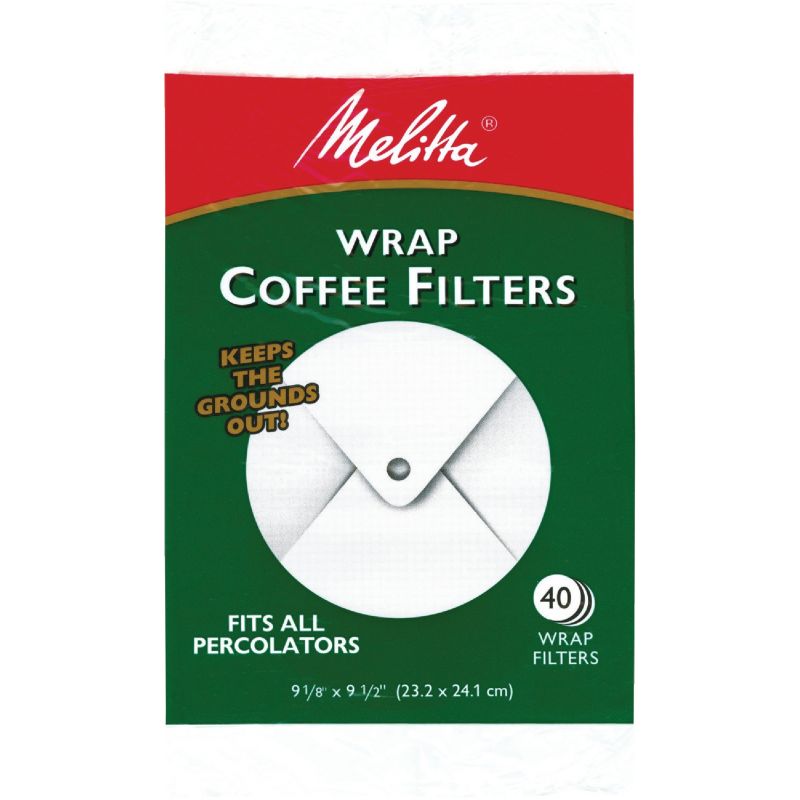 Melitta Wrap Coffee Filter Over 2 Cup, White