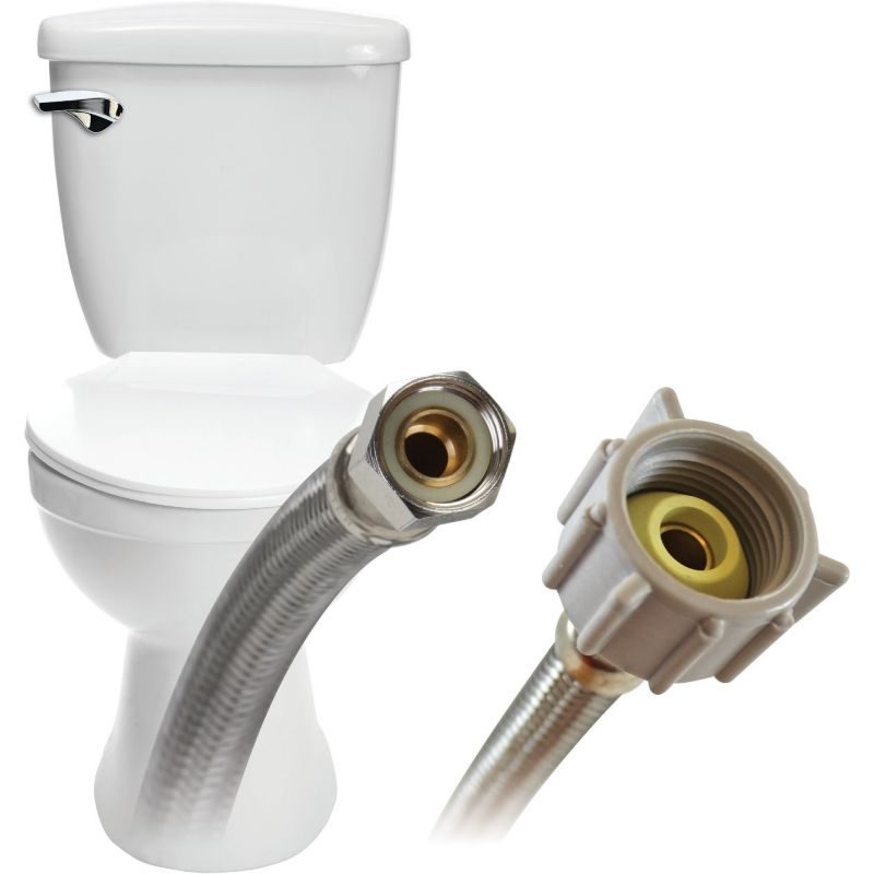 Fluidmaster Braided Stainless Steel Toilet Connector