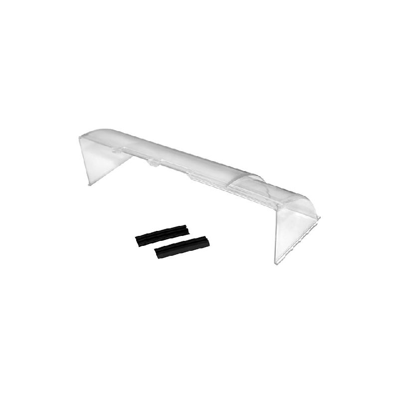 Dundas Jafine AD96ZW Air Deflector, 14 in L, 8 to 14 in W, Plastic, Clear Clear