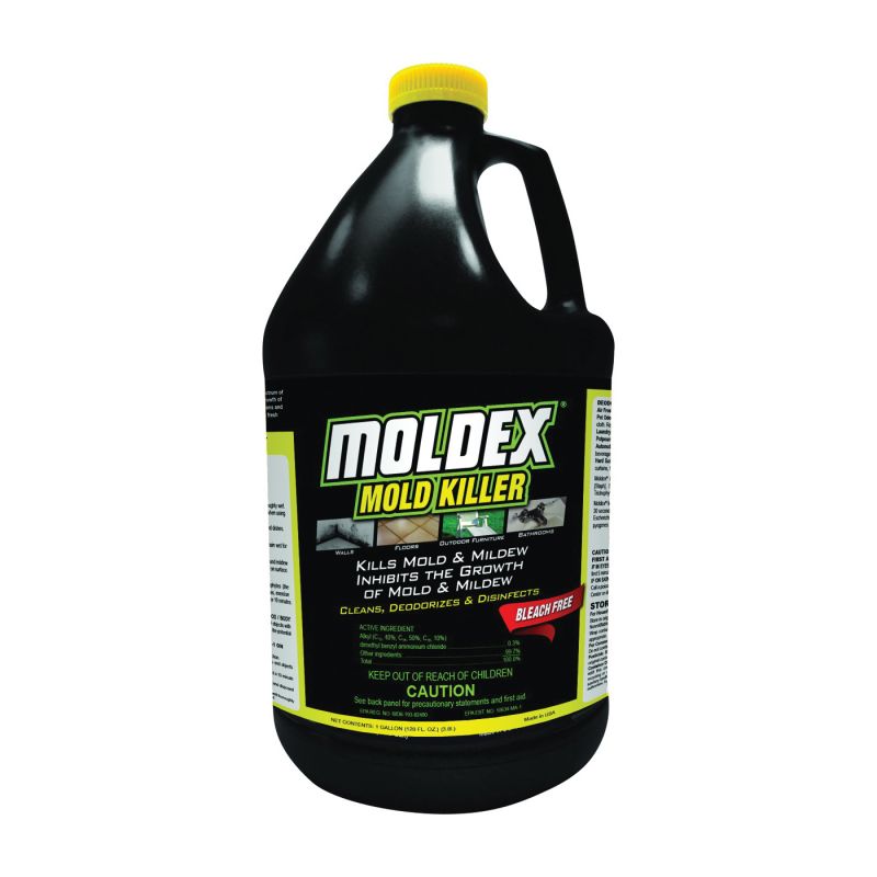 Moldex 5520 Mold and Mildew Killer, 1 gal, Liquid, Floral, Clear Clear