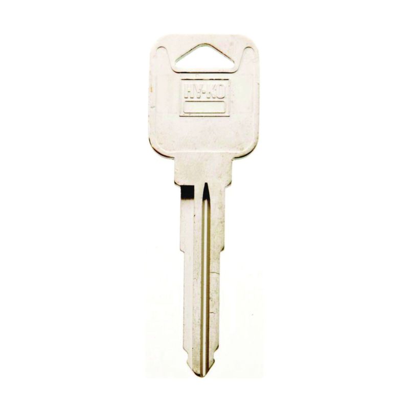 Hy-Ko 11010MZ19 Automotive Key Blank, Brass, Nickel, For: Mazda Vehicle Locks (Pack of 10)