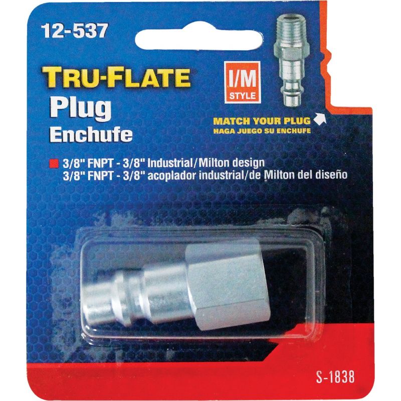 Tru-Flate 3/8 In. Body Series I/M-Industrial Plug