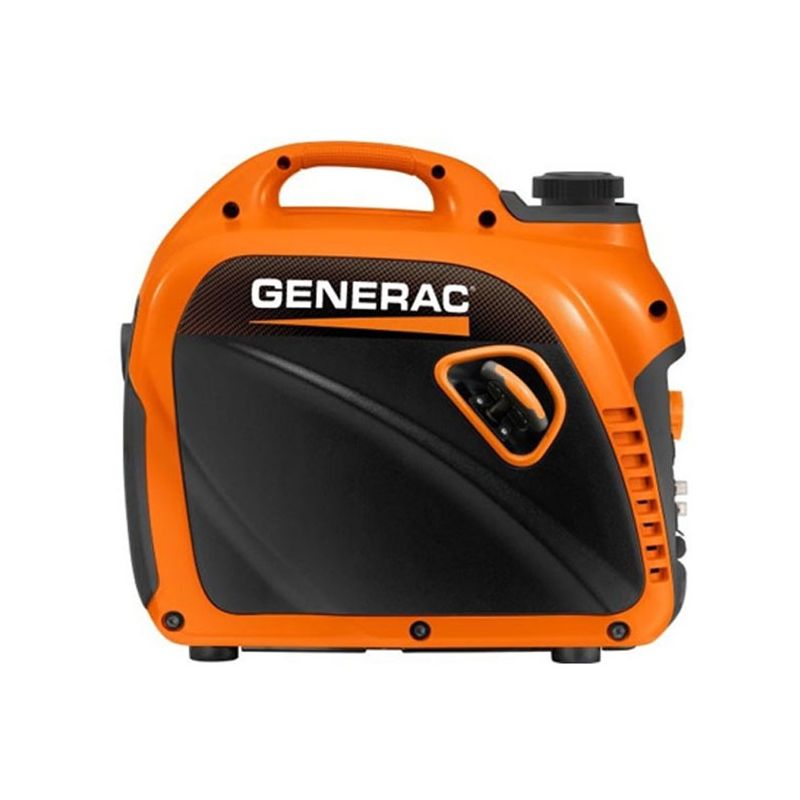 Generac GP Series 8251-0 Portable Generator, 120 V, 2500 W Output, Gasoline, 1 gal Tank, Recoil Pull Start 1 Gal