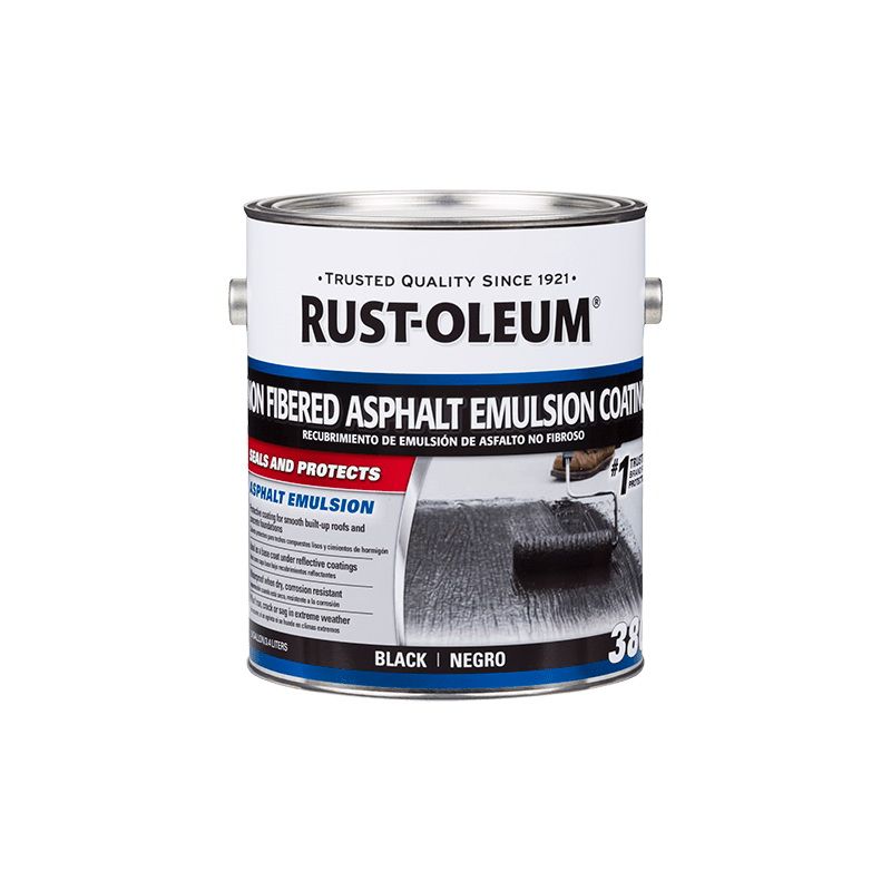 Rust-Oleum 380 Series 301908 Non-Fibered Coating, Black, 1 gal, Liquid Black