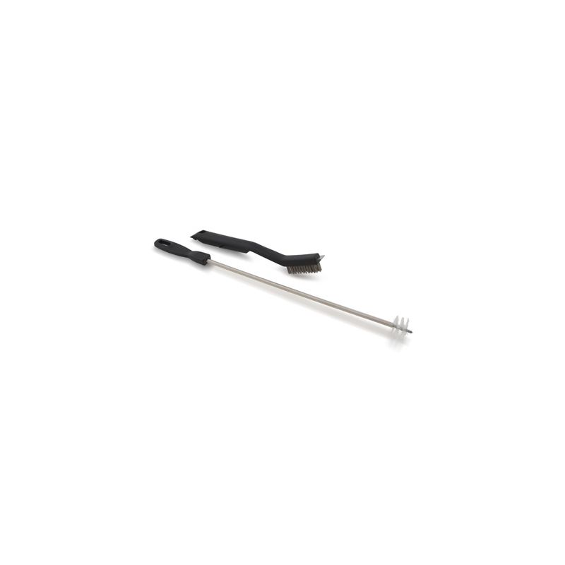 GrillPro 77311 Brush Set, Nylon/Stainless Steel Bristle, Resin Handle