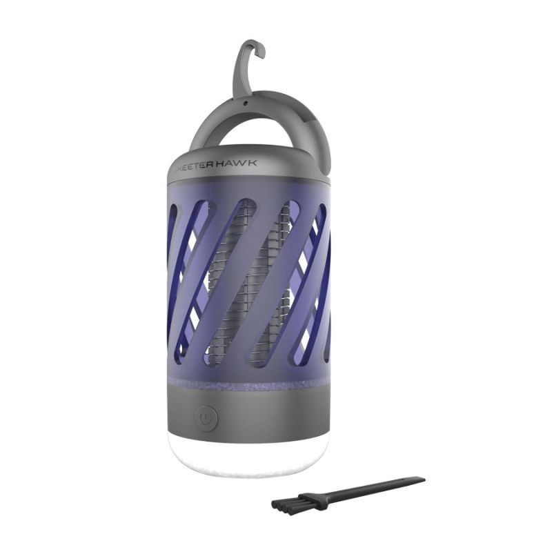 Skeeter Hawk SKE-ZAP-0001 Rechargeable Personal Bug Zapper with Lantern, 1200 mAh, Lithium-Ion Battery, ABS