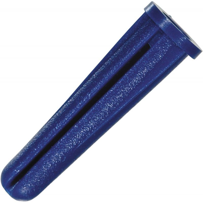 Hillman Blue Conical Plastic Anchor #14 - #16 Thread, Blue