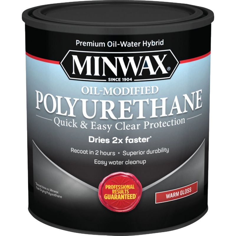 Minwax Water Based Oil-Modified Interior Polyurethane 1 Qt.