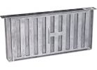 Air Vent Aluminum Manual Foundation Vent with Sliding Damper 8 In. X 16 In., Mill