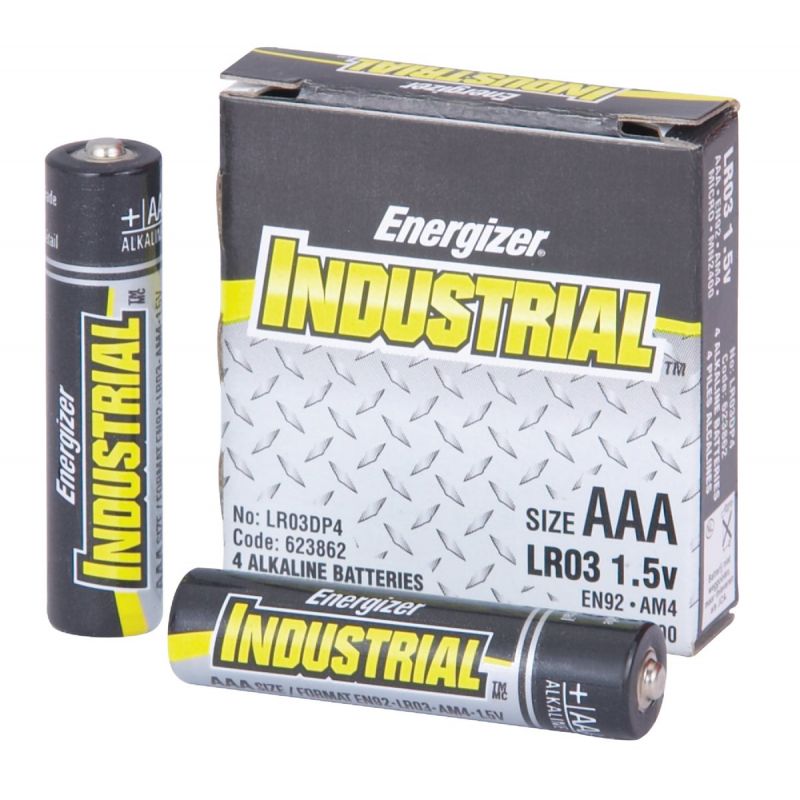 Energizer Industrial AAA Alkaline Battery 1250 MAh
