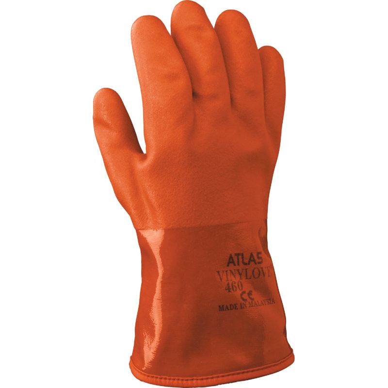Atlas PVC Winter Work Glove XL, Orange